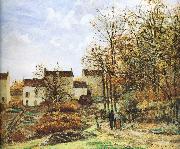 Camille Pissarro Walking in the countryside France oil painting artist